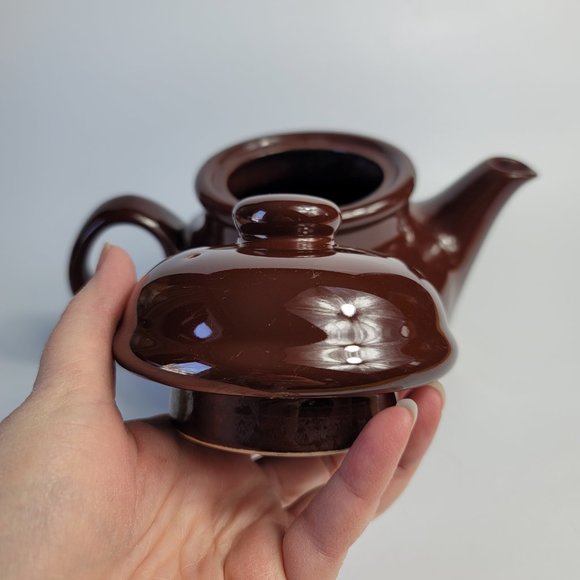 Vintage 1983 Rondo Brown Tea Pot and Lid Gail Styn Sutton - Picture 4 of 12
